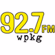 92.7 FM wpkg - WPKG logo