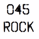 045 Rock logo