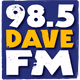 98.5 Dave FM - KHGC logo